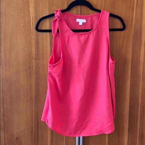 💙14th & Union Tie Shoulder Curve Hem Tank NWOT - Picture 2 of 6